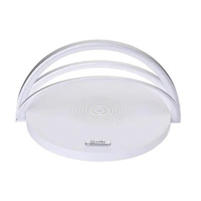 Celly cargador inalambrico con lampara led blanco Celly cargador inalambrico con lampara led blanco