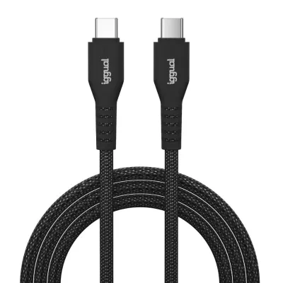 Iggual cable usb-c a tipo c 60w 3a 100 cm trenzado