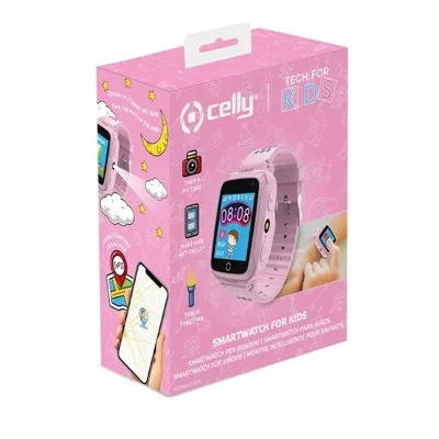 Celly Kidswatch Reloj SmartWatch para Niños Rosa Celly Kidswatch Reloj SmartWatch para Niños Rosa