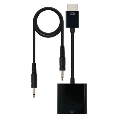 Nanocable Cable HDMI a SVGA con Audio Macho/Hembra