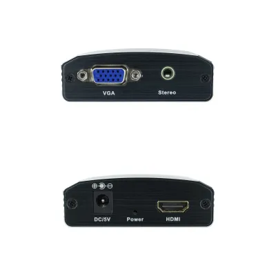 Nanocable Conversor SVGA A HDMI con Alimentación Nanocable Conversor SVGA A HDMI con Alimentación
