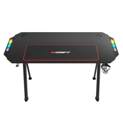 Drift DZ175RGB Mesa Gaming Fibra de Carbono Laterales RGB Drift DZ175RGB Mesa Gaming Fibra de Carbono Laterales RGB
