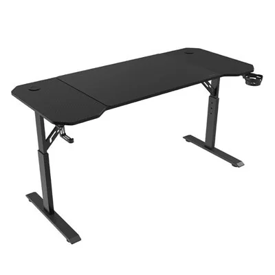 Mesa Mars Gaming Mgd Ergo 140 Regulable En Altura Tablero Negro