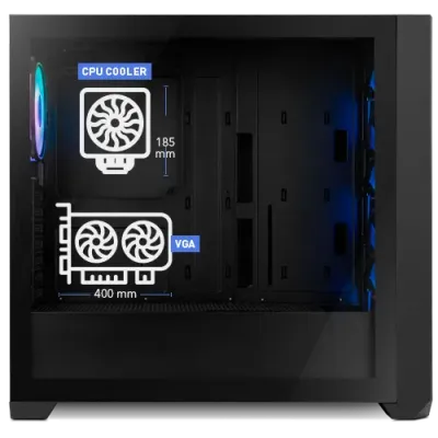 Torre PC Nox Hummer PLASMA Mid Tower ARGB Frontal Torre PC Nox Hummer PLASMA Mid Tower ARGB Frontal