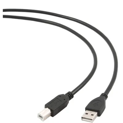 Gembird cable usb 2.0 tipo a/m-b/m 1.8 mts negro