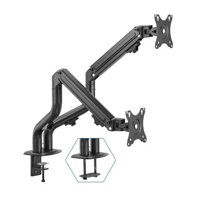 Iggual SPMP02 Soporte Brazo Inclinable/Giratorio para 2 Iggual SPMP02 Soporte Brazo Inclinable/Giratorio para 2