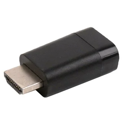 Gembird A-HDMI-VGA-001 Adaptador HDMI a VGA Macho/Hembra Negro Gembird A-HDMI-VGA-001 Adaptador HDMI a VGA Macho/Hembra Negro