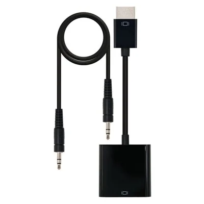 Nanocable Cable HDMI a SVGA con Audio Macho/Hembra Nanocable Cable HDMI a SVGA con Audio Macho/Hembra