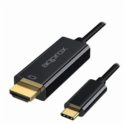 Approx APPC52 Cable Adaptador USB-C a HDMI 4K Macho/Macho 1.2m