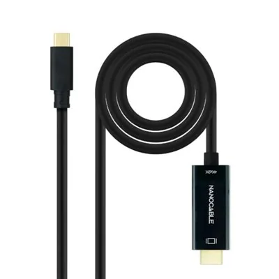 Cable Conversor Nanocable 10.15.5132/ USB Tipo-C Macho - HDMI Cable Conversor Nanocable 10.15.5132/ USB Tipo-C Macho - HDMI