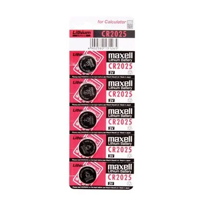 Maxell pila botón litio cr2025 3v blister*5 Maxell pila botón litio cr2025 3v blister*5