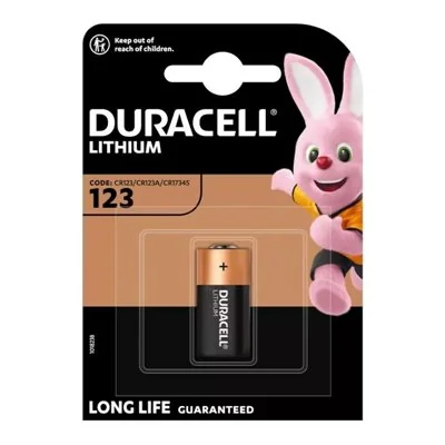 Duracell CR123A Pila de Litio 3V Duracell CR123A Pila de Litio 3V