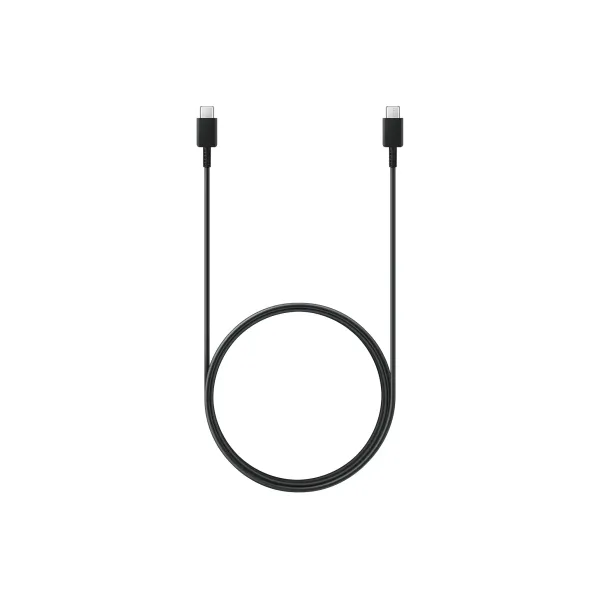Cable USB 2.0 Tipo-C Samsung EP-DX310JBEGEU/ USB Tipo-C Macho - USB Tipo-C Macho/ 1.8m/ Negro