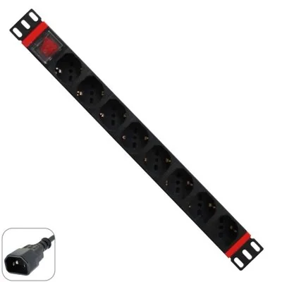 WP Regleta 19" 8 Tomas Schuko On/Off Switch Toma UPS