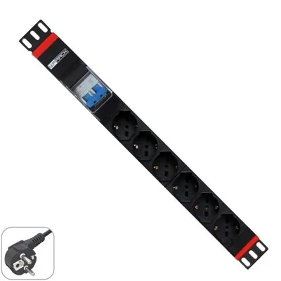 WP 19 Rack PDU con 8 Enchufes Schuko