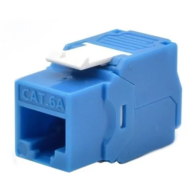 WP Módulo Keystone sin Blindaje ToolFree Cat 6A Azul