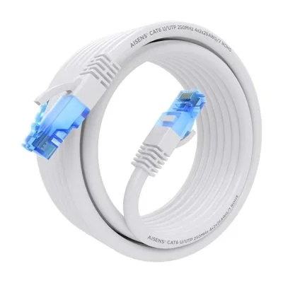 Cable de Red RJ45 AWG26 UTP Aisens A135-0824 Cat.6/ 5m/ Blanco Cable de Red RJ45 AWG26 UTP Aisens A135-0824 Cat.6/ 5m/ Blanco