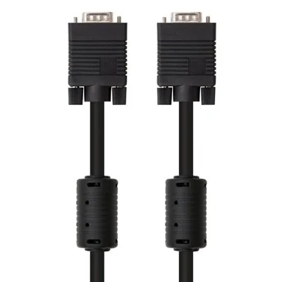 Nanocable Cable SVGA con Ferrita HPDB15 Macho/Macho 10m