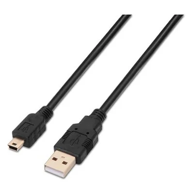 Nanocable Cable USB 2.0 Tipo A Macho a Mini USB Macho 1.8m Negro Nanocable Cable USB 2.0 Tipo A Macho a Mini USB Macho 1.8m Negro