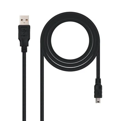 Nanocable Cable USB 2.0 Tipo A Macho a Mini USB Macho 1m Negro Nanocable Cable USB 2.0 Tipo A Macho a Mini USB Macho 1m Negro