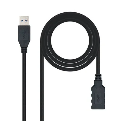 Nanocable Cable USB 3.0 Alargador Macho/Hembra 3m Negro Nanocable Cable USB 3.0 Alargador Macho/Hembra 3m Negro