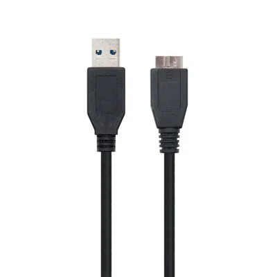 Ewent Cable USB 3.0 a MicroUSB-B Macho/Macho 1.8m Negro