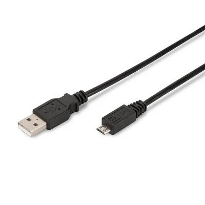 Ewent Cable USB 2.0 a MicroUSB Macho/Macho 1m Negro Ewent Cable USB 2.0 a MicroUSB Macho/Macho 1m Negro
