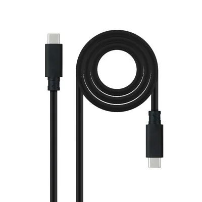 Nanocable Cable USB-C 3.1 Macho/Macho 2m Negro