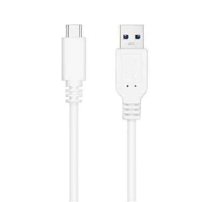 Nanocable Cable USB 3.1 a USB-C Macho/Macho 0.5m Blanco Nanocable Cable USB 3.1 a USB-C Macho/Macho 0.5m Blanco