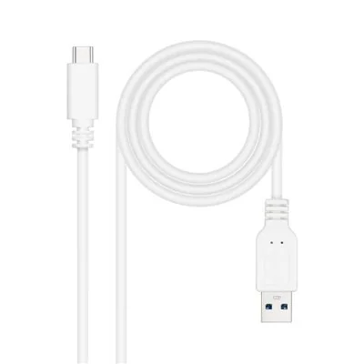 Nanocable Cable USB 3.1 a USB-C Macho/Macho 1m Blanco Nanocable Cable USB 3.1 a USB-C Macho/Macho 1m Blanco