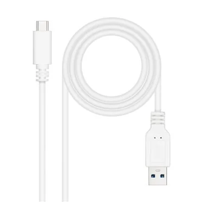 Nanocable Cable USB 3.1 a USB-C Macho/Macho 2m Blanco Nanocable Cable USB 3.1 a USB-C Macho/Macho 2m Blanco