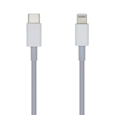Aisens Cable USB-C a Lightning Macho/Macho 1m Blanco Aisens Cable USB-C a Lightning Macho/Macho 1m Blanco