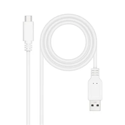 Nanocable cable usb 2.0 3a usb-c-m/m 1.5m blanco