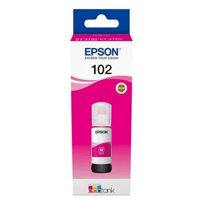 Epson botella tinta ecotank 102 magenta