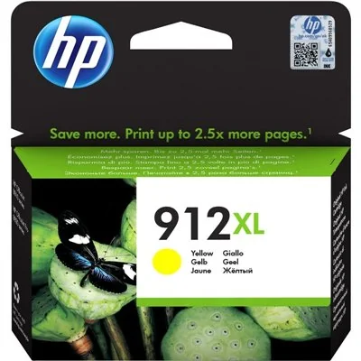 HP 912XL Amarillo 3YL83AE - Cartucho de Tinta Original HP 912XL Amarillo 3YL83AE - Cartucho de Tinta Original