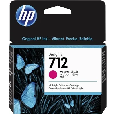 HP 712 Magenta 3ED68A - Cartucho de Tinta Original HP 712 Magenta 3ED68A - Cartucho de Tinta Original