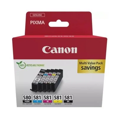 Cartucho de Tinta Original Canon PGI-580 PB + CLI-581Multipack/ Cartucho de Tinta Original Canon PGI-580 PB + CLI-581Multipack/