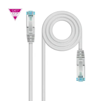 Nanocable Cable de Red SFTP RJ45 Cat.7 LSZH PIMF AWG26 7m Gris Nanocable Cable de Red SFTP RJ45 Cat.7 LSZH PIMF AWG26 7m Gris