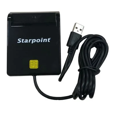 Lector tarjeta chip stp_scrzw-1 usb negro