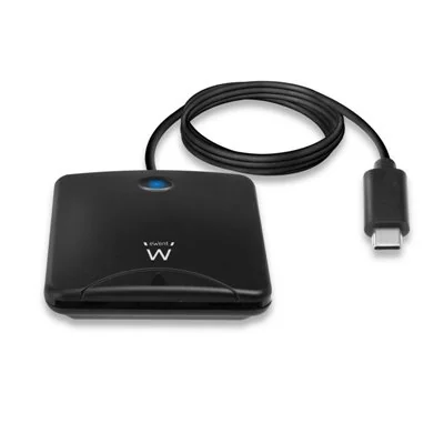 Ewent EW1055 Lector de Identificación de Tarjetas Inteligentes