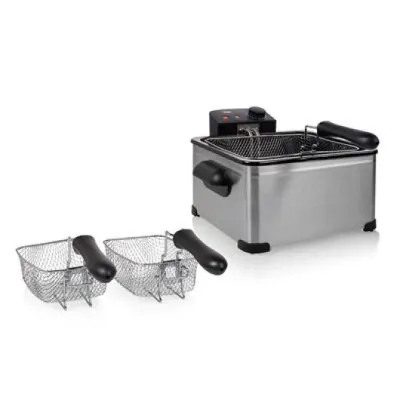 Tristar Freidora 5L 2000W para 7 Personas, Acero Inox. Tristar Freidora 5L 2000W para 7 Personas, Acero Inox.