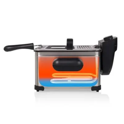 Tristar Freidora 5L 2000W para 7 Personas, Acero Inox. Tristar Freidora 5L 2000W para 7 Personas, Acero Inox.