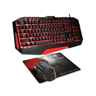 Spirit of Gamer Kit GAMING Retroiluminado Alfombrilla