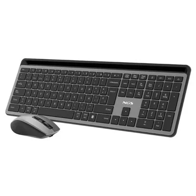 Ngs kit teclado y raton multifuncion recarg.