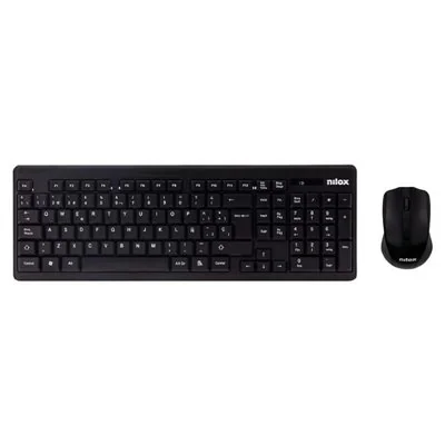 Nilox Kit inalámbrico Teclado y Mouse, Modelo Fit ligero y Nilox Kit inalámbrico Teclado y Mouse, Modelo Fit ligero y
