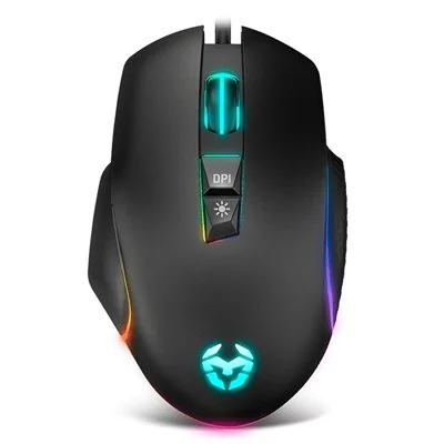 Krom Keos Ratón Gaming RGB 6400DPI Negro