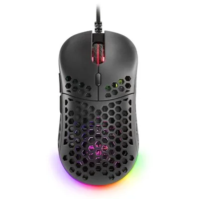 Mars Gaming MM55 Ratón Gaming RGB 12800 DPI Negro