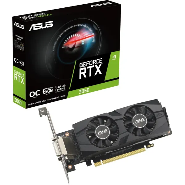Asus GeForce RTX 3050 OC Perfil bajo 6GB GDDR6