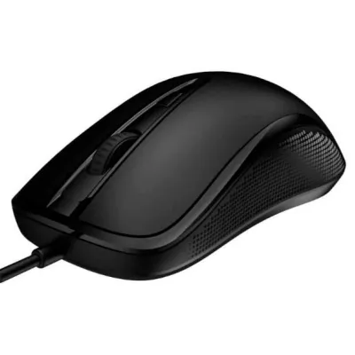 Nilox MOUSB1014 Ratón con Cable USB 2400DPI Negro