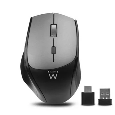 Ewent Ratón Inalámbrico Dual con Click Silencioso 2400DPI Negro